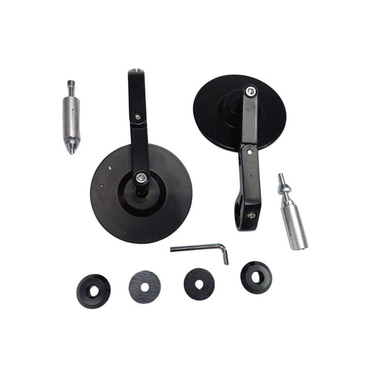 2004-462 Universal Bar End Mirrors for Motorcycle & Scooters, Universal Rearview Mirror, M8/M10
