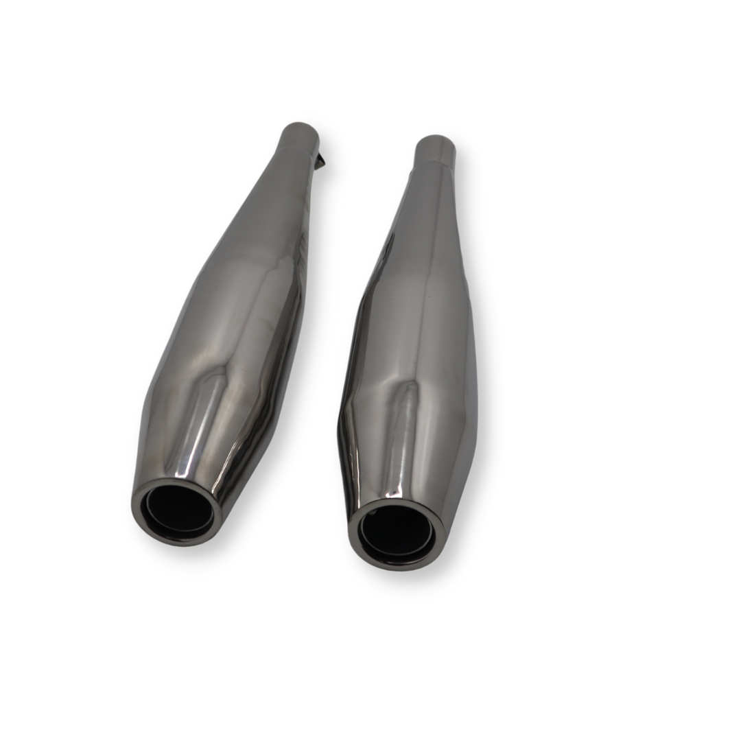 Venom Exhaust with DB Killer for Jawa 42, Jawa Bobber, Jawa FJ, Jawa Perak, Yezdi Roadster & Scrambler