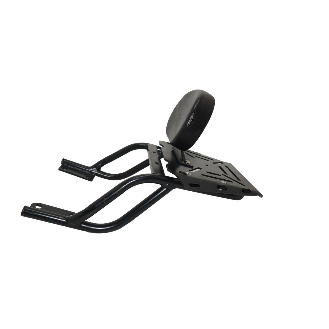 Top Rack with Cushion Backrest for for Royal Enfield Interceptor 650 & Continental Gt 650