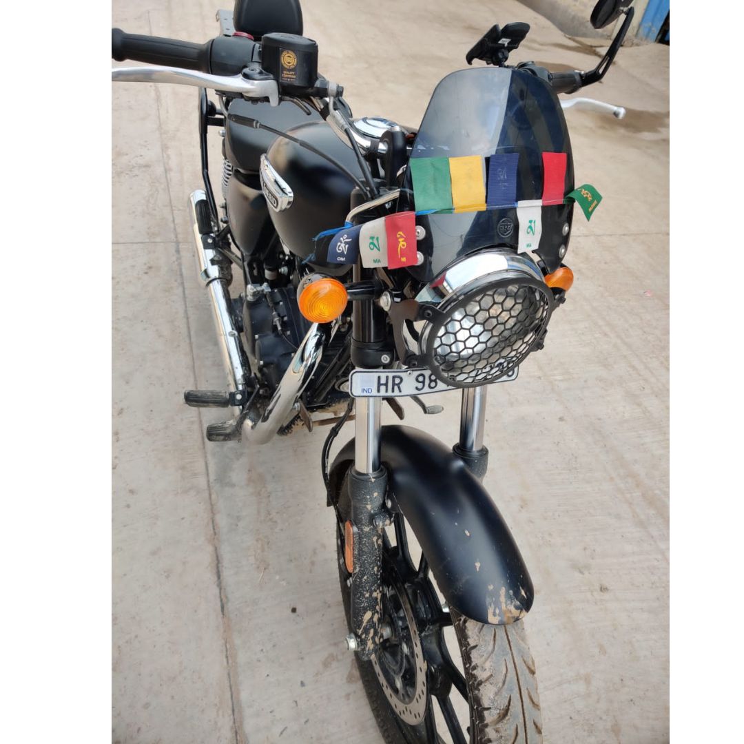 Honeycomb Design Grills for Meteor 350 | High-Brightness CREE LED | Durable PMMA Lens β Stylish Protection