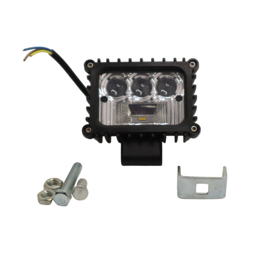 3-LED Economy 20W Square Light β Universal for Motorcycles