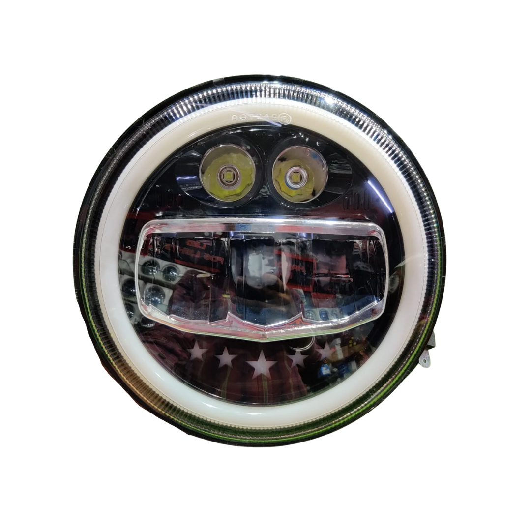7" Inch Star Led with DRL HJG LED Headlight for All ROYAL ENFIELD Models