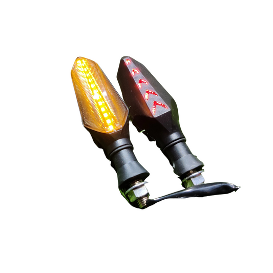 Economy KTM-Style Dual LED Indicator β Universal for Motorcycles