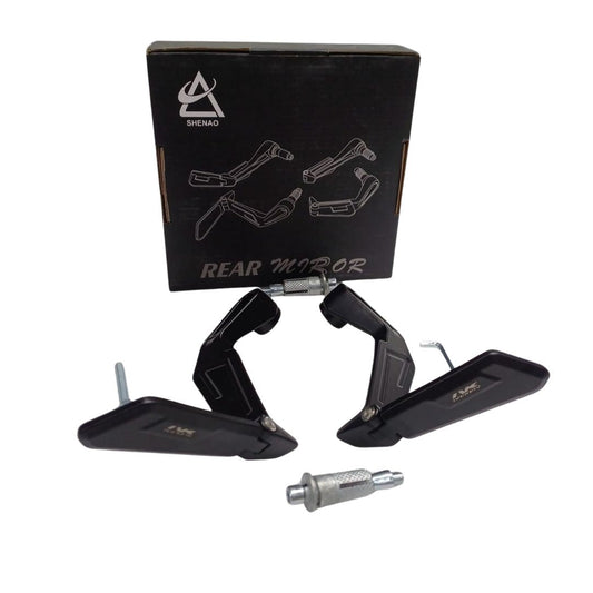 2007-102 Universal Bar End Mirrors for Motorcycle & Scooters, Universal Rearview Mirror