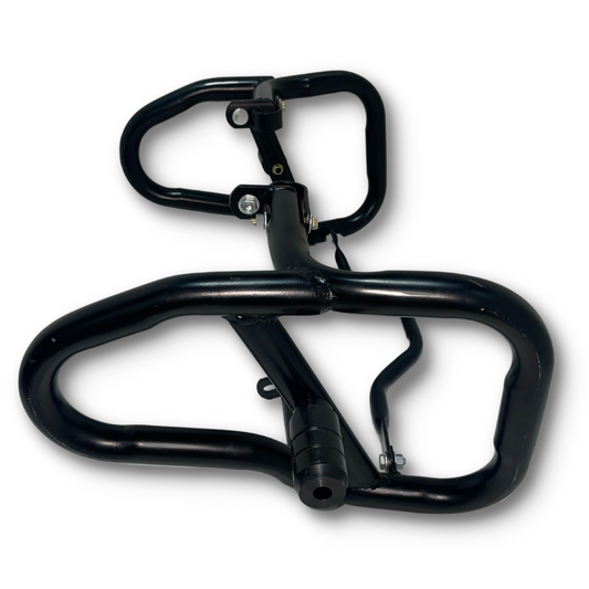 Special Edition Cross Crash Guard with Delrin Sliders (Round) for Jawa 42 Bobber & Jawa FJ T1