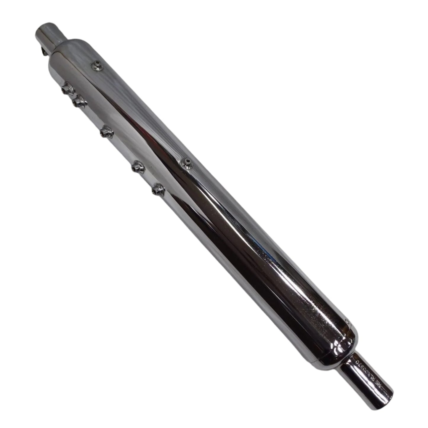 Stock Silencer Replica with Jaali for Royal Enfield Classic 350-500cc, Standard 350-500cc & Electra BS3/BS4/BS6