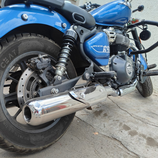 Royal Enfield Super Meteor 650 Replica Exhaust with Performance - KP Racing