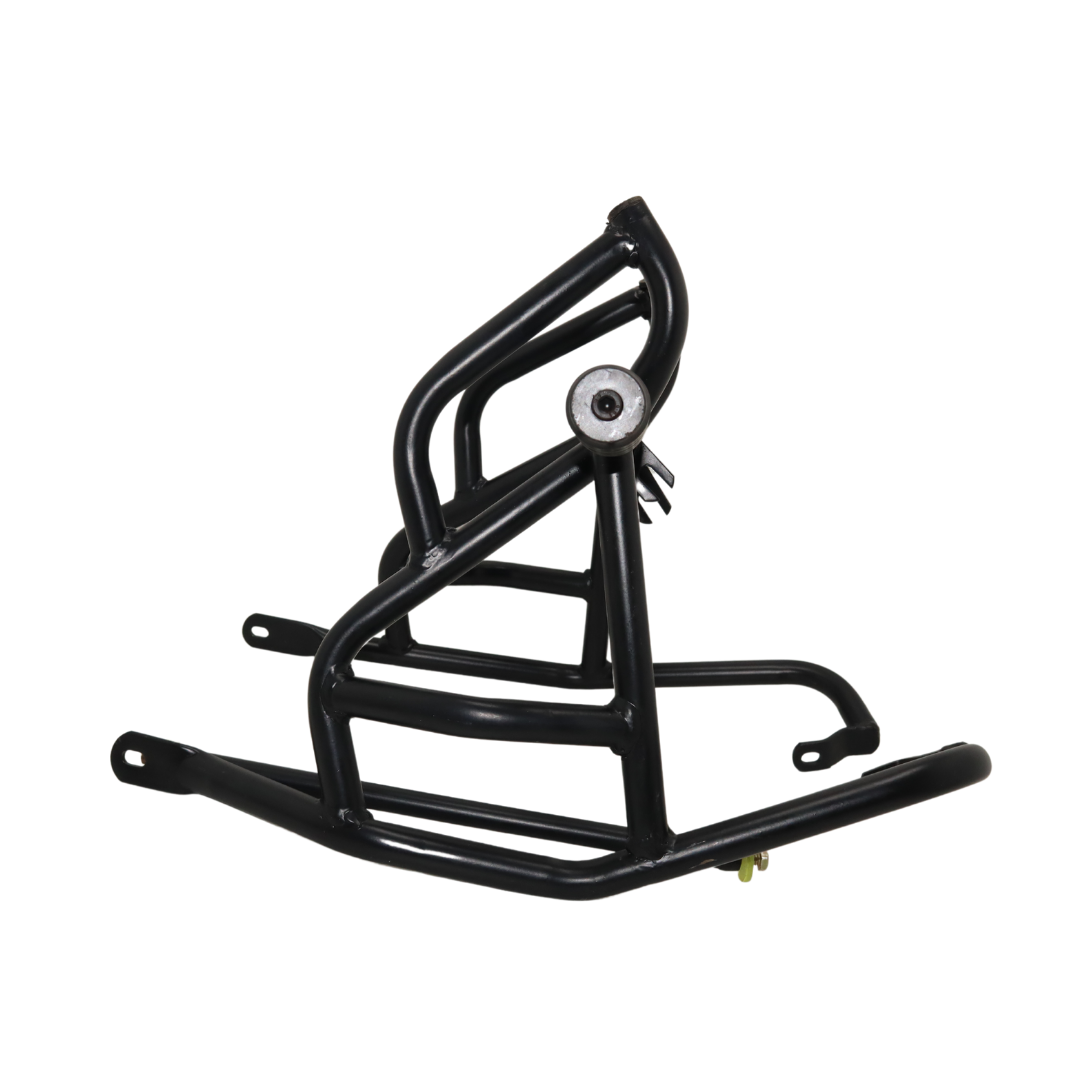 Cross Crash Guard with Delrin Sliders(Round) for Royal Enfield Scram 411