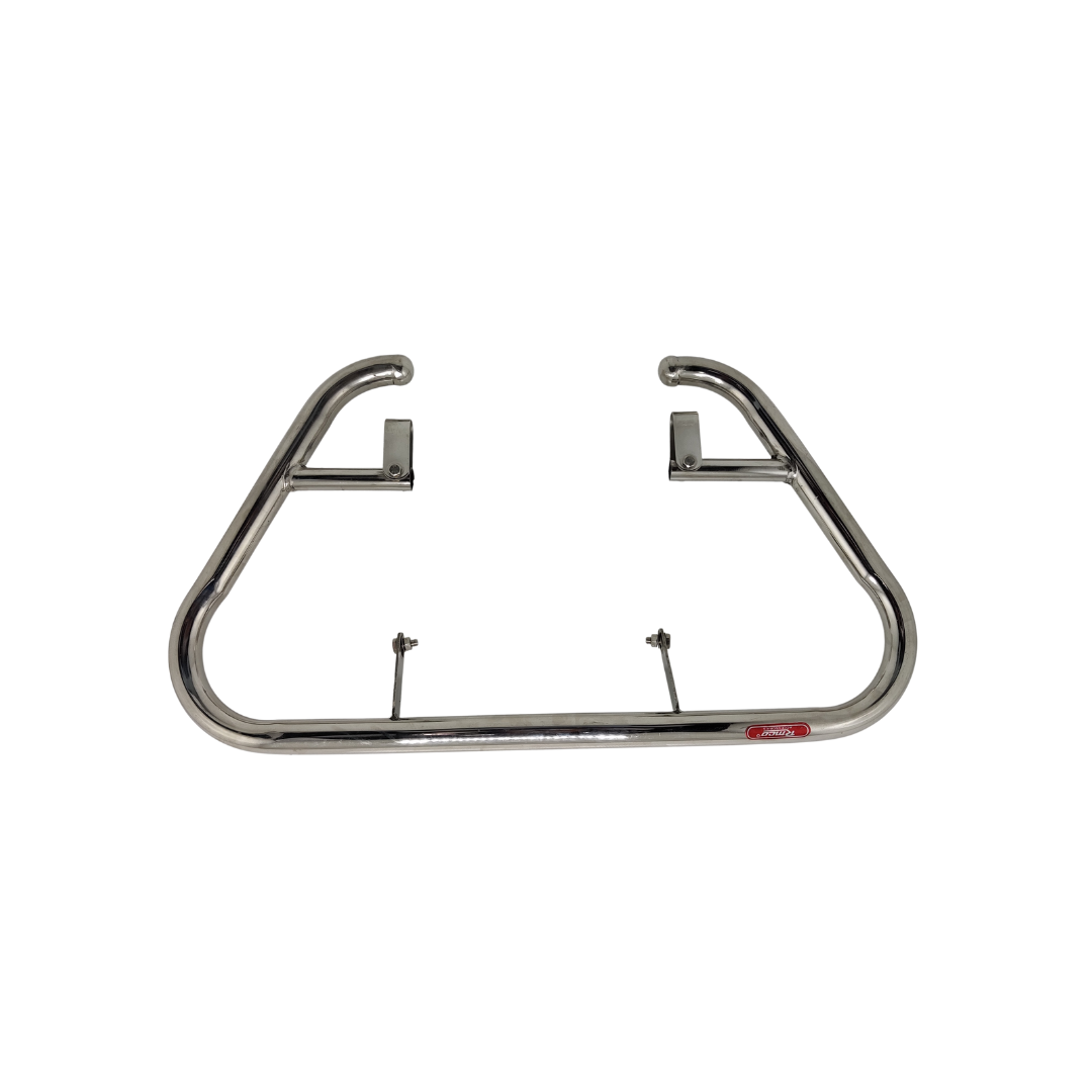 Trapezium/Square/4 Bend 1.25 Inch Leg Guard/Crash Guard for All Jawa Models, Yezdi Roadster, Yezdi Scrambler & Jawa 42 FJ
