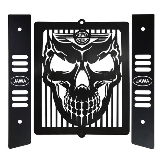 Jawa 42 Bobber Footrest, radiator & Headlight Grill Combo