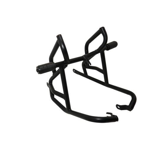 Cross Crash Guard with Delrin Sliders(Round) for Royal Enfield Scram 411