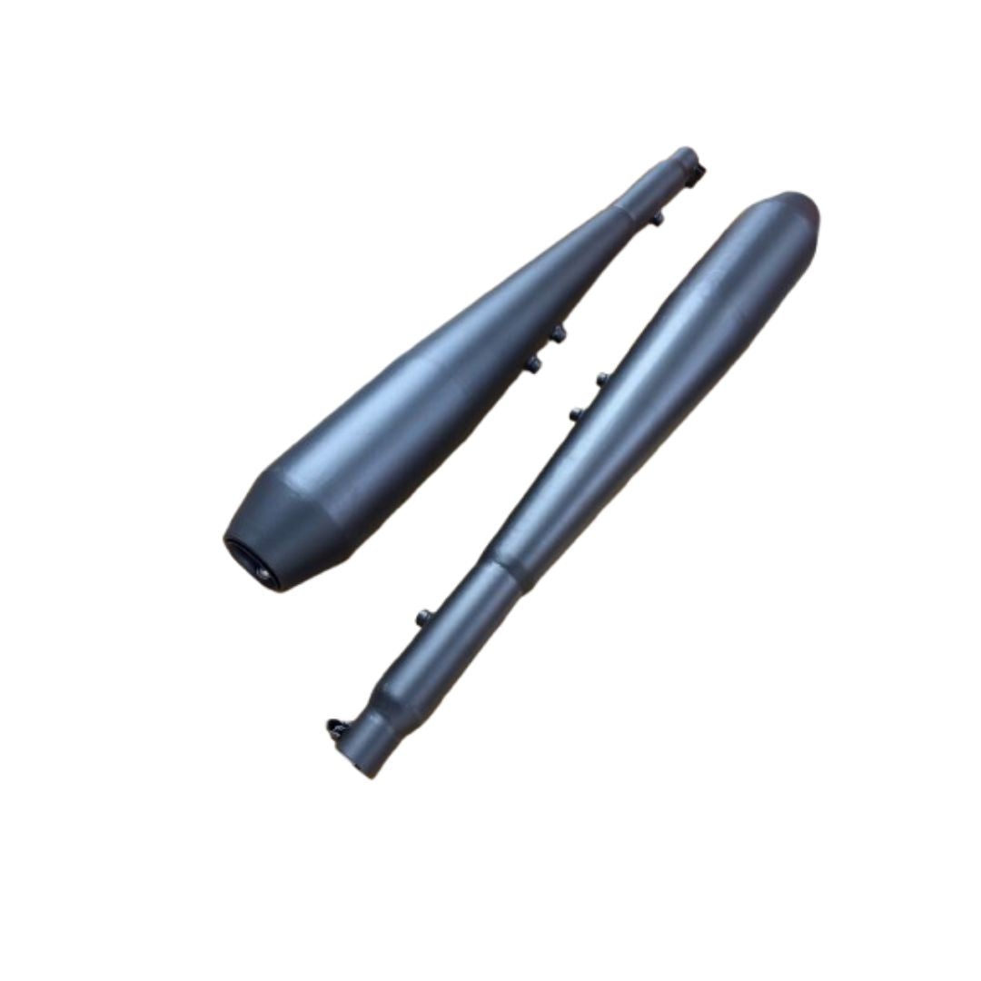 Growler Exhaust Black with Db Killer -Direct fit for Jawa 42 2.1