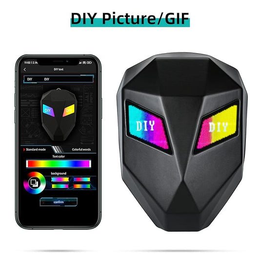 LED Motorcycle Backpack with Programmable Screen β Waterproof & Laptop Friendly