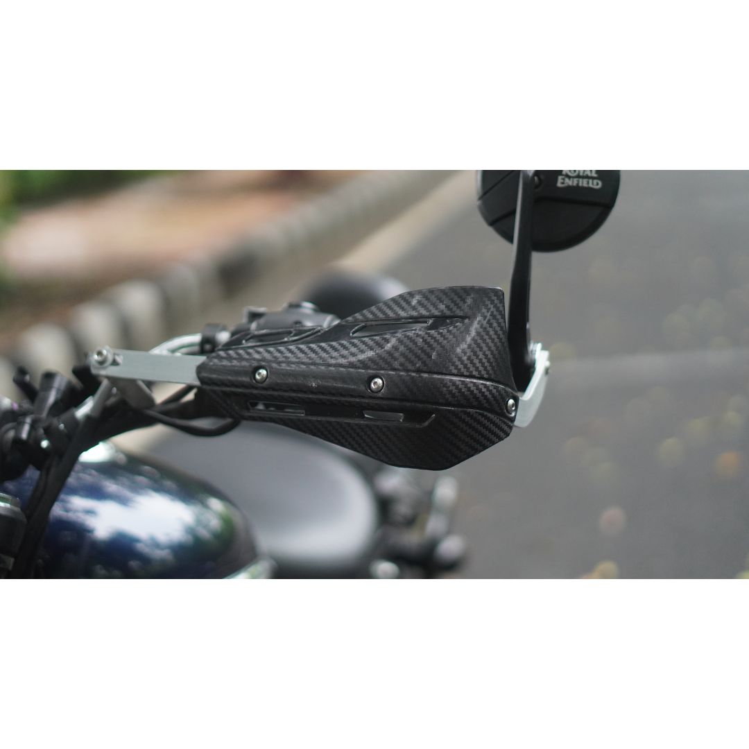 Universal BarkBuster Replica Hand Guard for All Motorcycles (Not Fit for Himalayan 452, Himalayan 411)