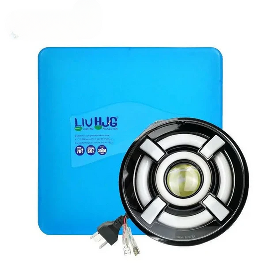 7" Inch Economy Chakri HJG 75 watt LED Headlight for All Royal Enfield Models