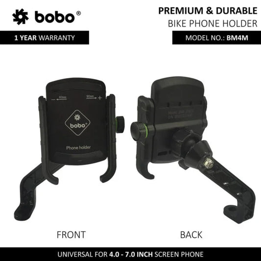 BOBO BM4M Jaw-Grip Bike & Cycle Phone Holder β Strong & Reliable