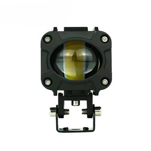 HJG-17 40 Watt Single LED Cree Lens Fog Light White/Yellow for All Motorcycles