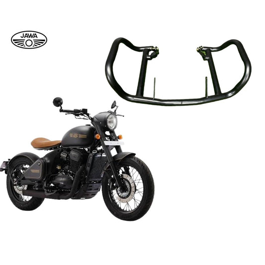 Mild Steel 8-Bend Leg Guard for Jawa 42, Perak, Yezdi Scrambler