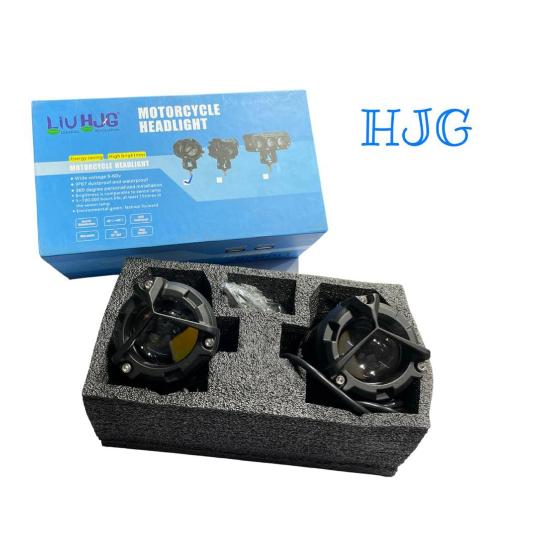 80W Mercedes LED Fog Lights – Pair – Universal for Motorcycles