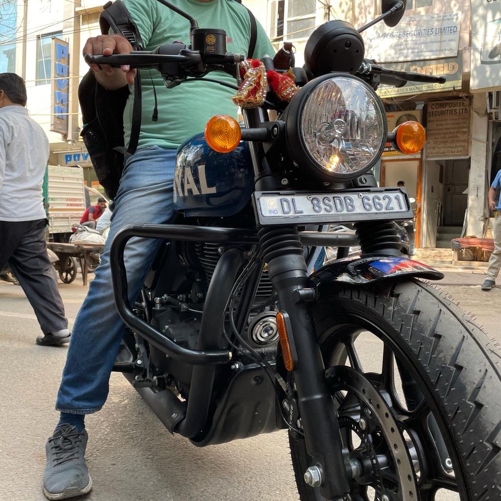 2-Rod Evo Crash Guard for Hunter 350 – Heavy-Duty & Stylish
