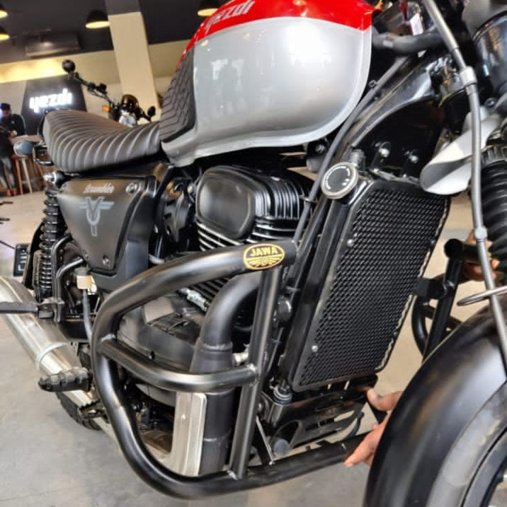 8-Bend Evo Style Leg Guard for Jawa 42, 42 2.1 & Classic 300