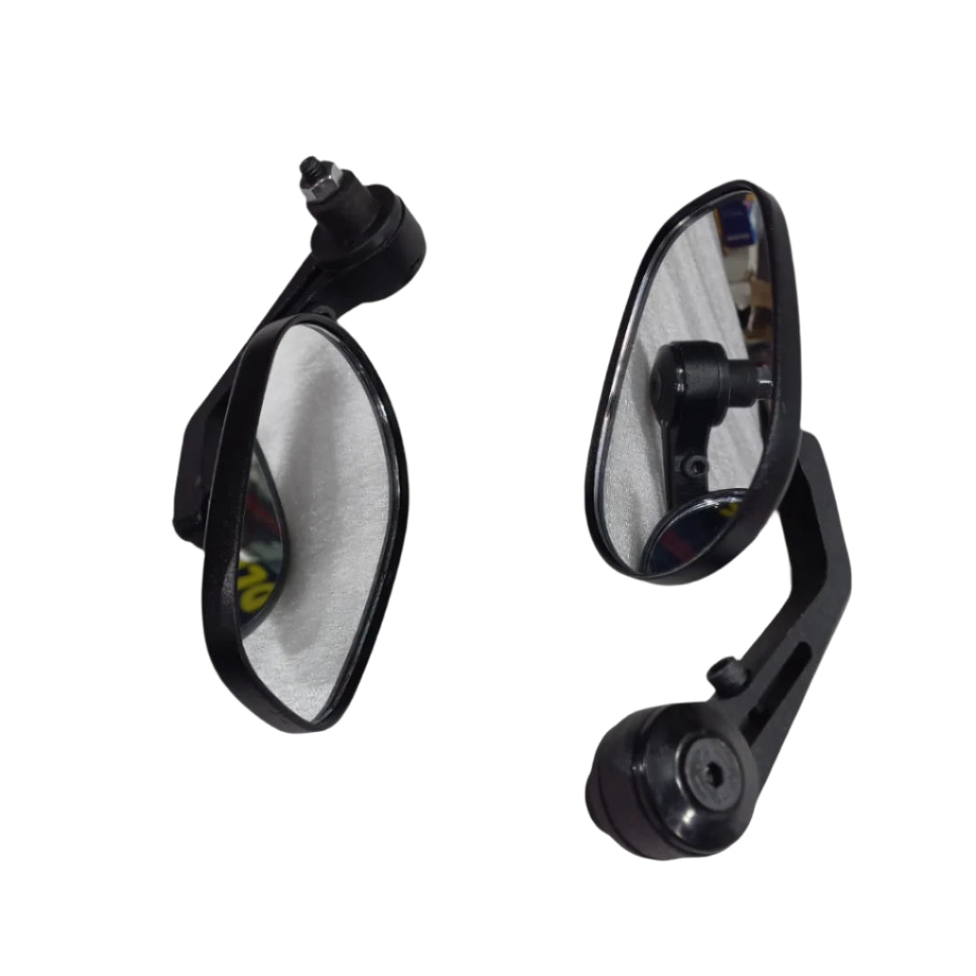 Trendy Universal Bar End Mirrors for Motorcycle & Scooters, Universal Rearview Mirror
