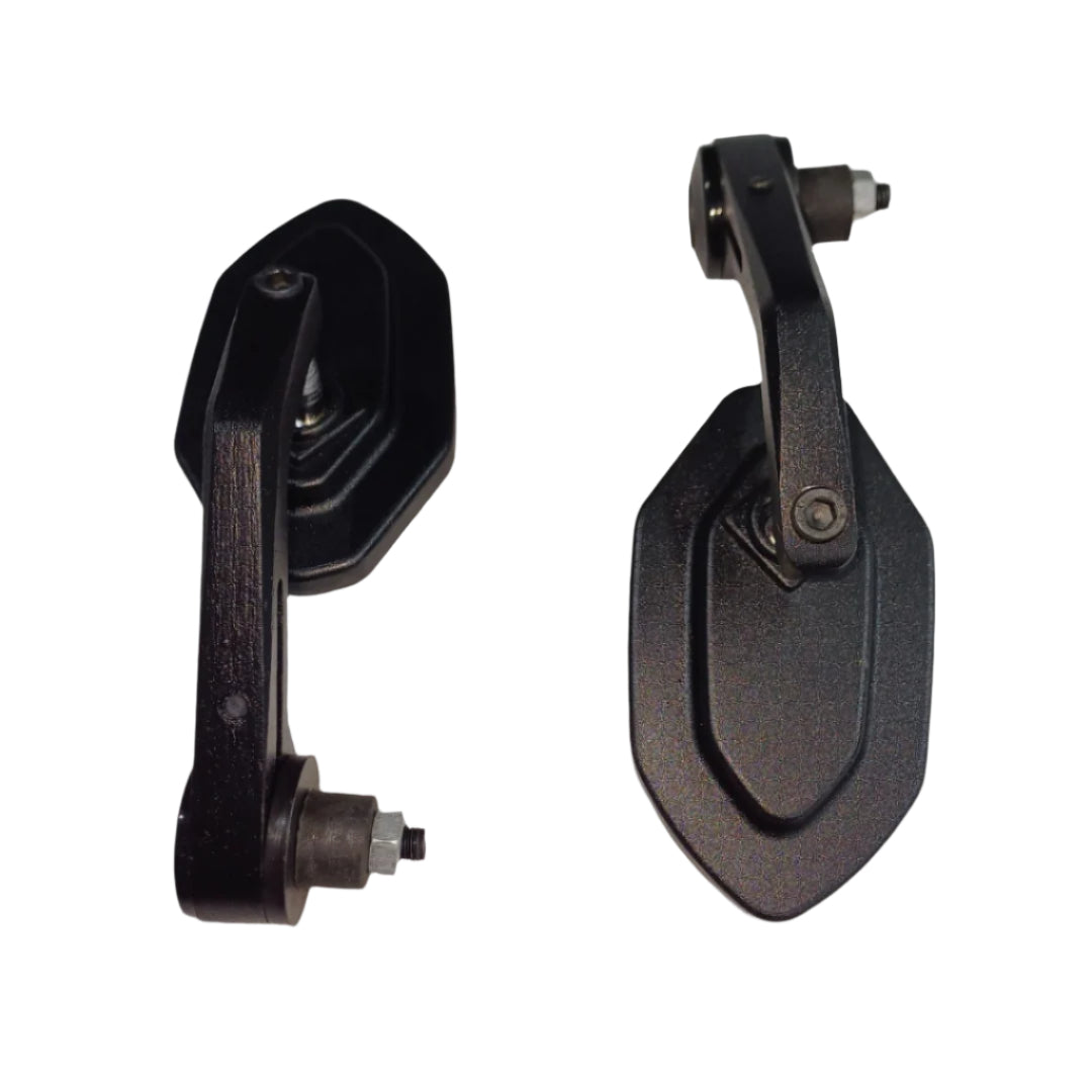 Trendy Universal Bar End Mirrors for Motorcycle & Scooters, Universal Rearview Mirror