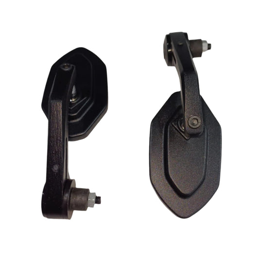 Trendy Universal Bar End Mirrors for Motorcycle & Scooters, Universal Rearview Mirror