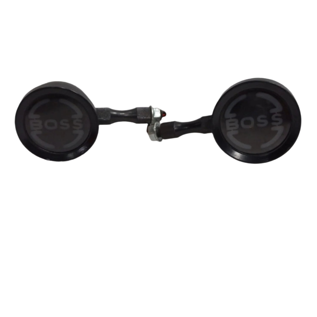 Big Metal Cut Boss Logo LED Indicators for Royal Enfield - Pair