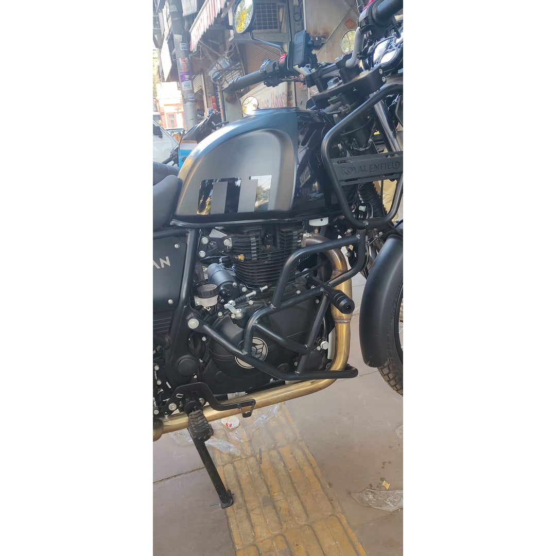 Crash Guard with Round Sliders for Royal Enfield Himalayan BS4/BS6 Models