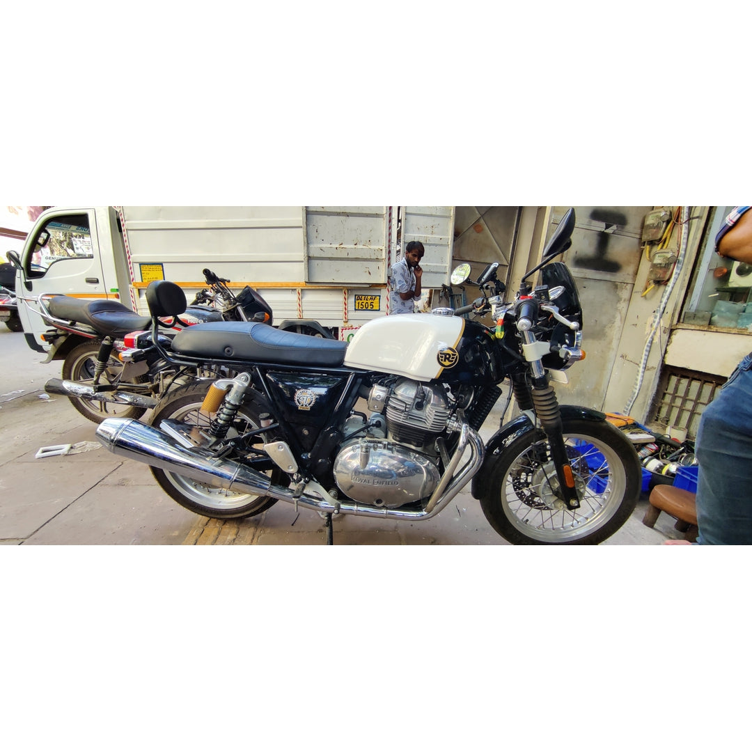 PU Cushion Tubular Frame Backrest for Interceptor & Continental GT 650
