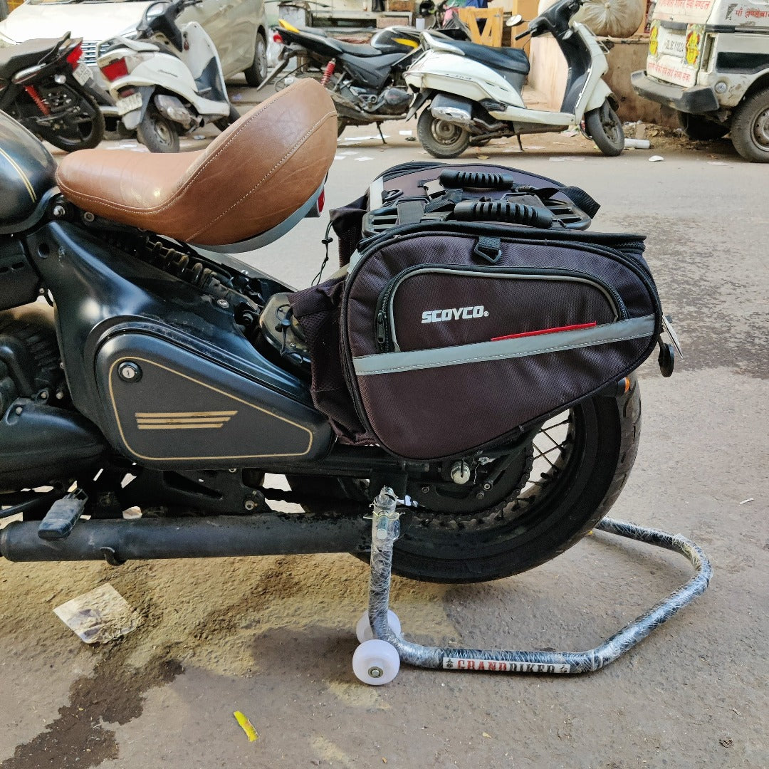 Carrier & Saddle Bags for Jawa Perak, Jawa 42 Bobber – Heavy-Duty Storage