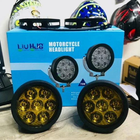 HJG 70w Round 7 LED Fog Light without Harness