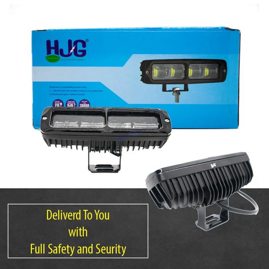 4-LED 20W HJG Fog Lights β Universal for All Motorcycles β Pair