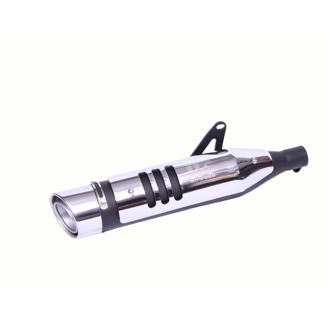 HK Indore Razor Style Designer exhaust for Royal Enfield Reborn/Standard Reborn/Meteor 350