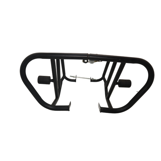 Economy Cross Crash Guard with Nylon (Round) Leg Guard | Durable Protection for Meteor 350 & Goan Classic 350 Reborn