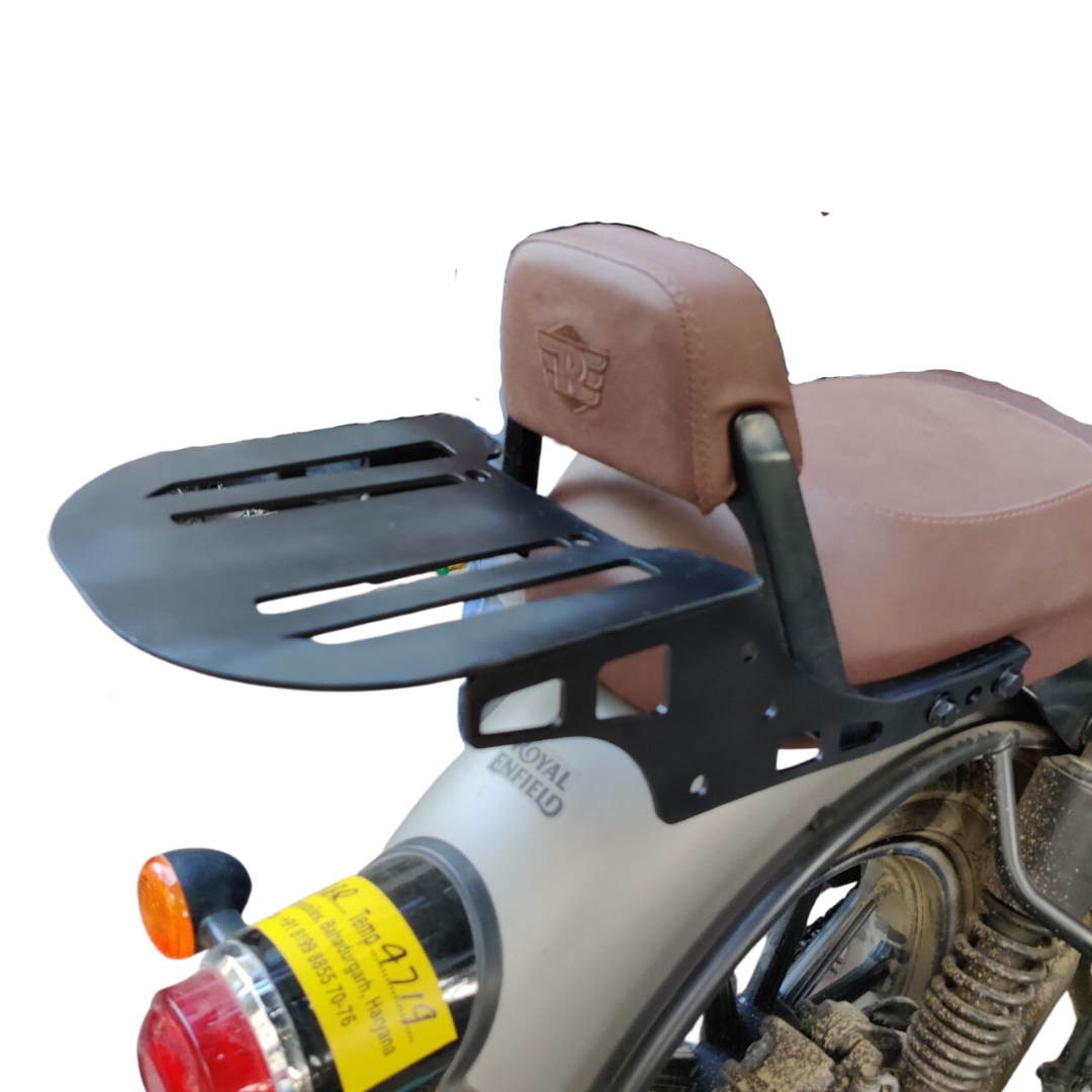 Top Rack Backrest for Classic 350 Reborn, Standard Reborn & Royal Enfield Classic 350