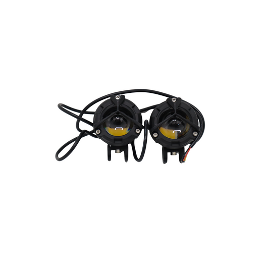80W Mercedes LED Fog Lights β Pair β Universal for Motorcycles