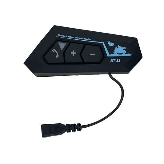 BT22 Waterproof Motorcycle Helmet Bluetooth Headset β Hands-Free Calls