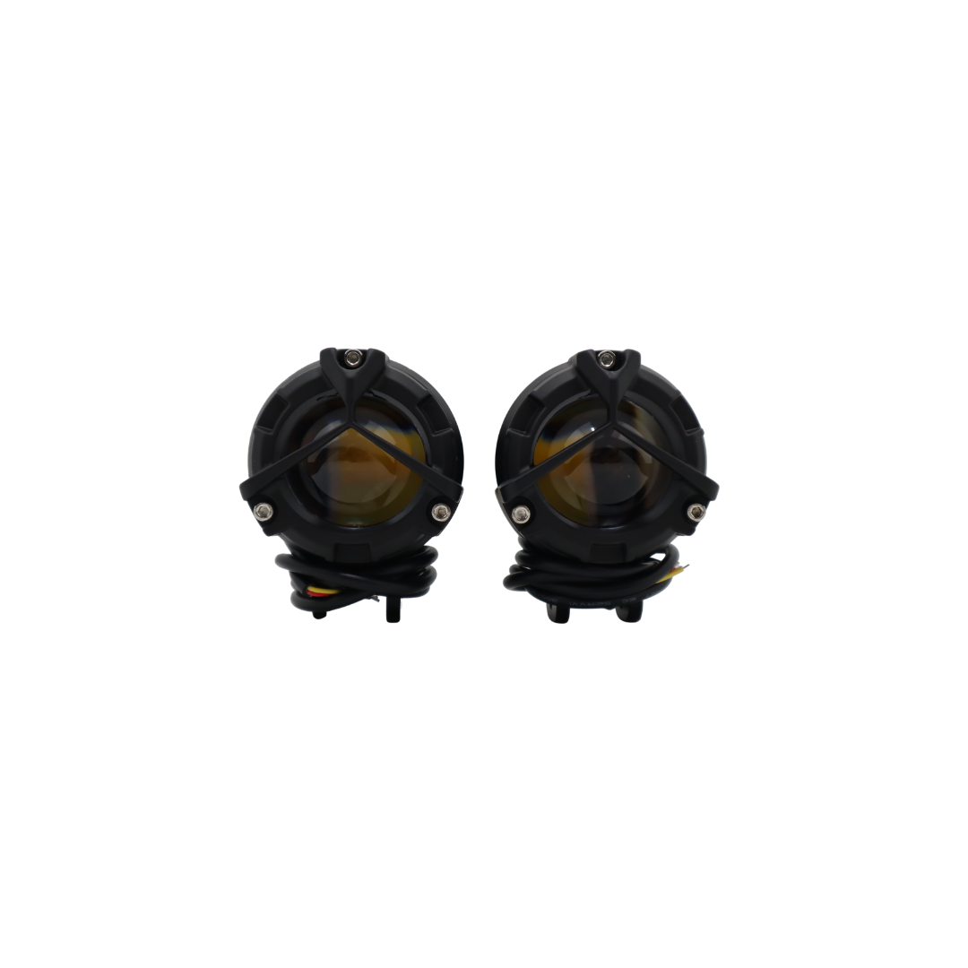 80W Mercedes LED Fog Lights – Pair – Universal for Motorcycles
