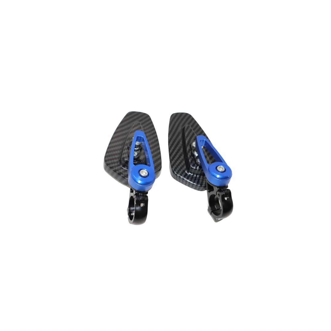 Imported Universal Bar End Mirrors for Motorcycle & Scooters, Universal Rearview Mirror