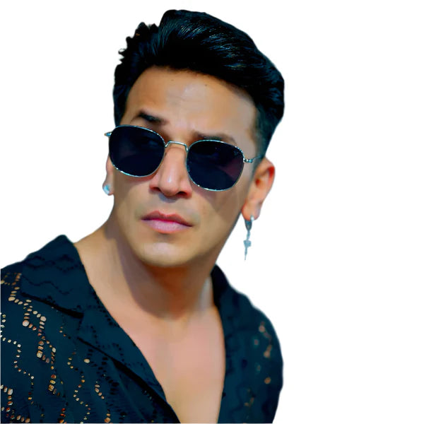 The OG | Round Black Silver Sunglasses MG2977