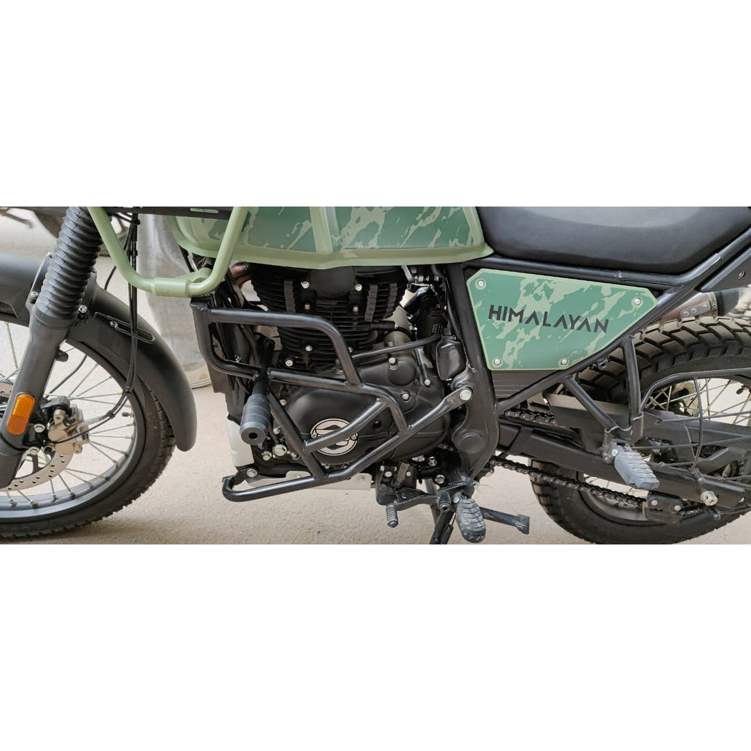 Crash Guard with Round Sliders for Royal Enfield Himalayan BS4/BS6 Models