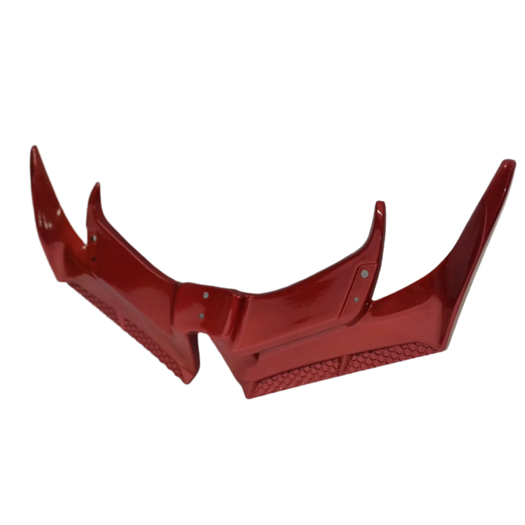 Front Fairing Winglet Cover for Yamaha R15 – Black Aerodynamic Design
