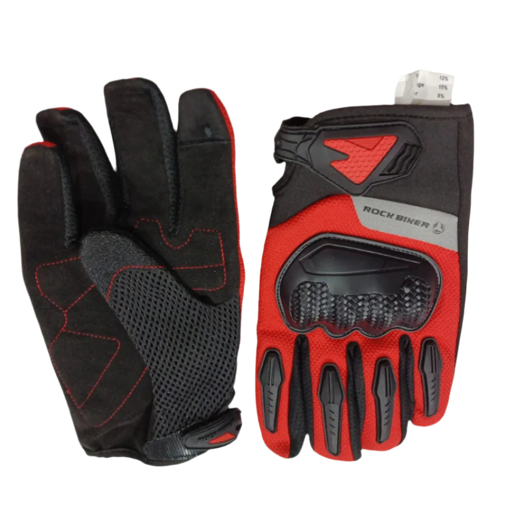 ROCK BIKER RBG052 Riding Gloves - Touchscreen Compatible Motorcycling Gloves