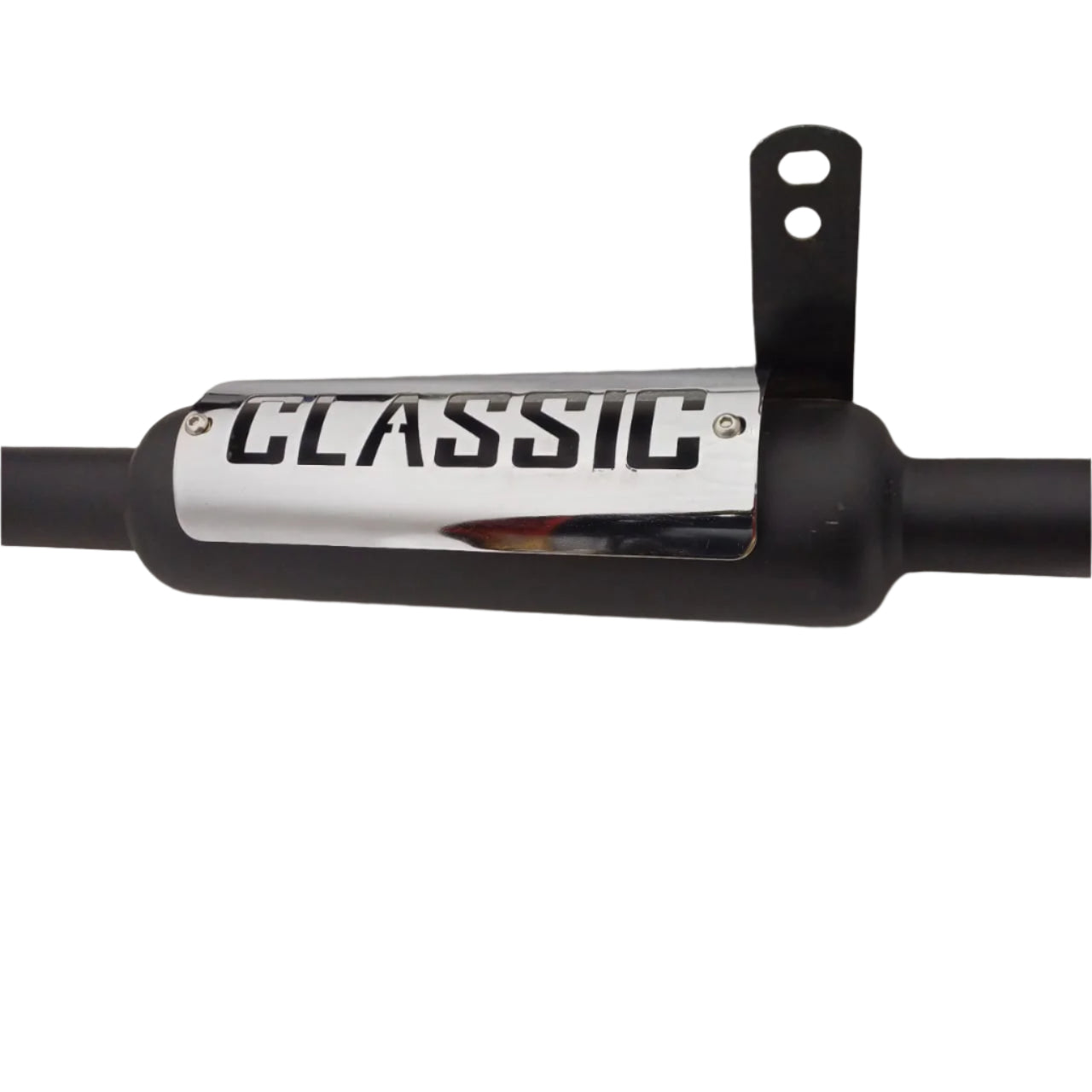 Moto Macho Indore Silencer with Classic Plate