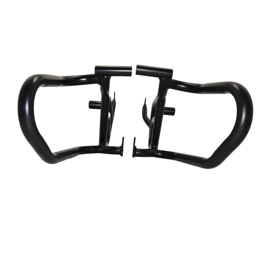 Premium Delrin Sliders Round Cross Leg Guard for Dominar 250 & 400