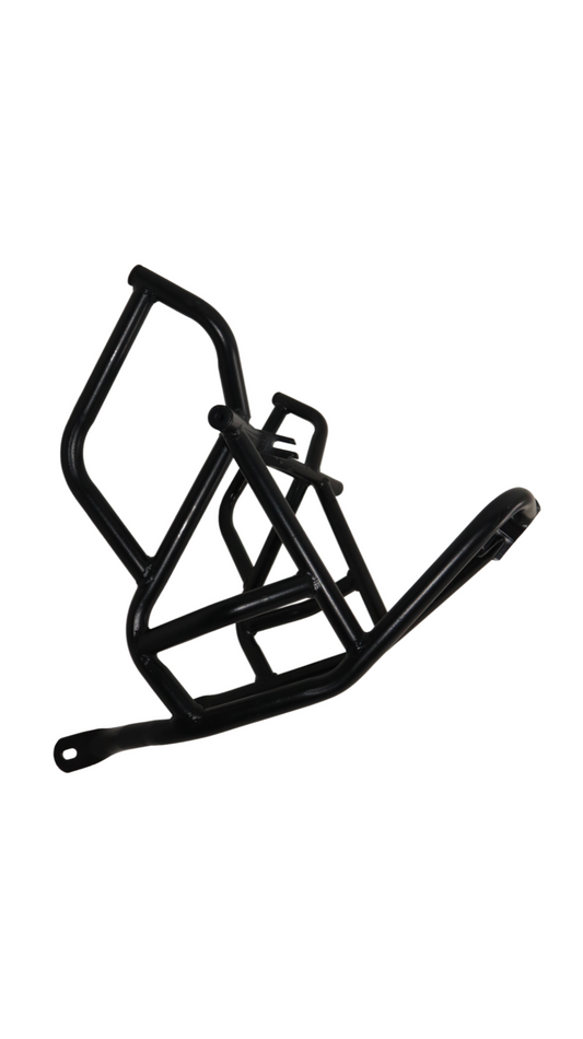 Flat Crash Guard with Delrin Sliders for Yezdi Scrambler β Heavy-Duty Protection