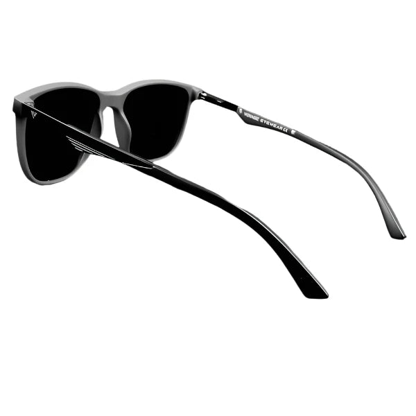 Wayfarer Polarized Sunglasses (Black Lens | Matt Black Frame - PMG5057)