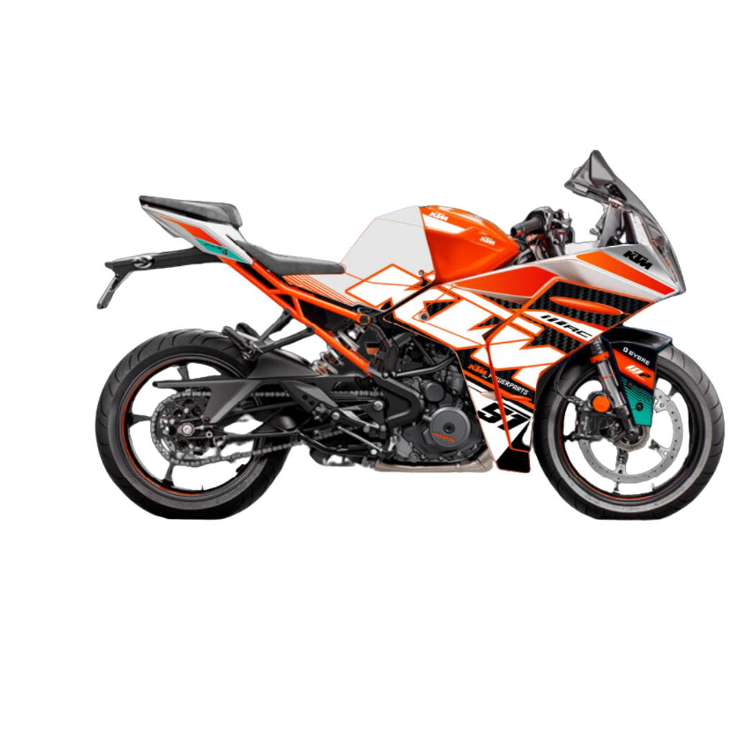 KTM Full Body Stickers | Custom Bike Stickers for KTM Motorcycles | Premium Design & Quality